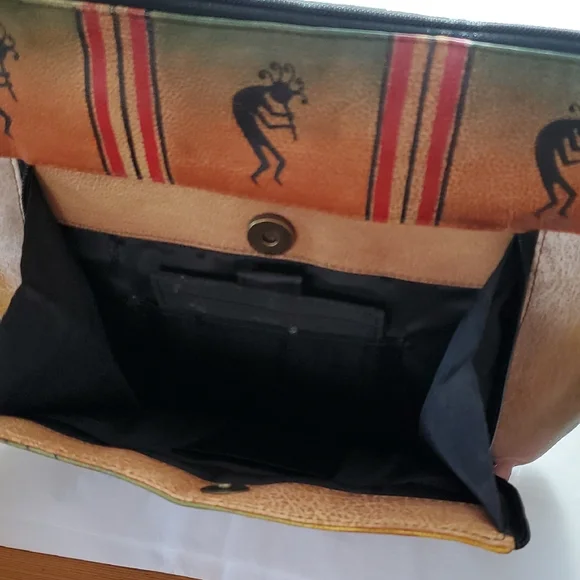 Anuschka Multicolor Artistic Shoulder Bag